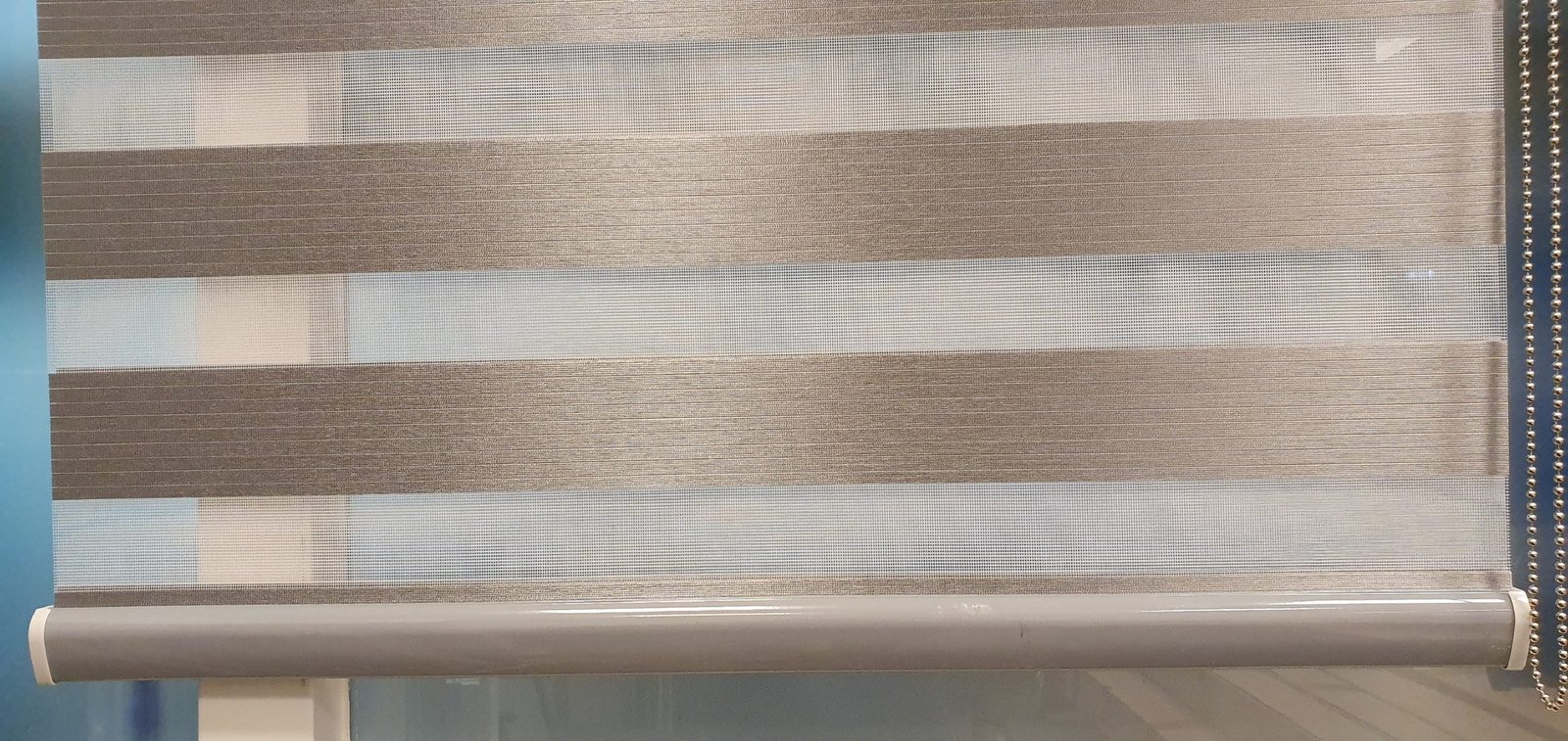 Duo Rolgordijn lichtdoorlatend Grijs - Afbeelding 4