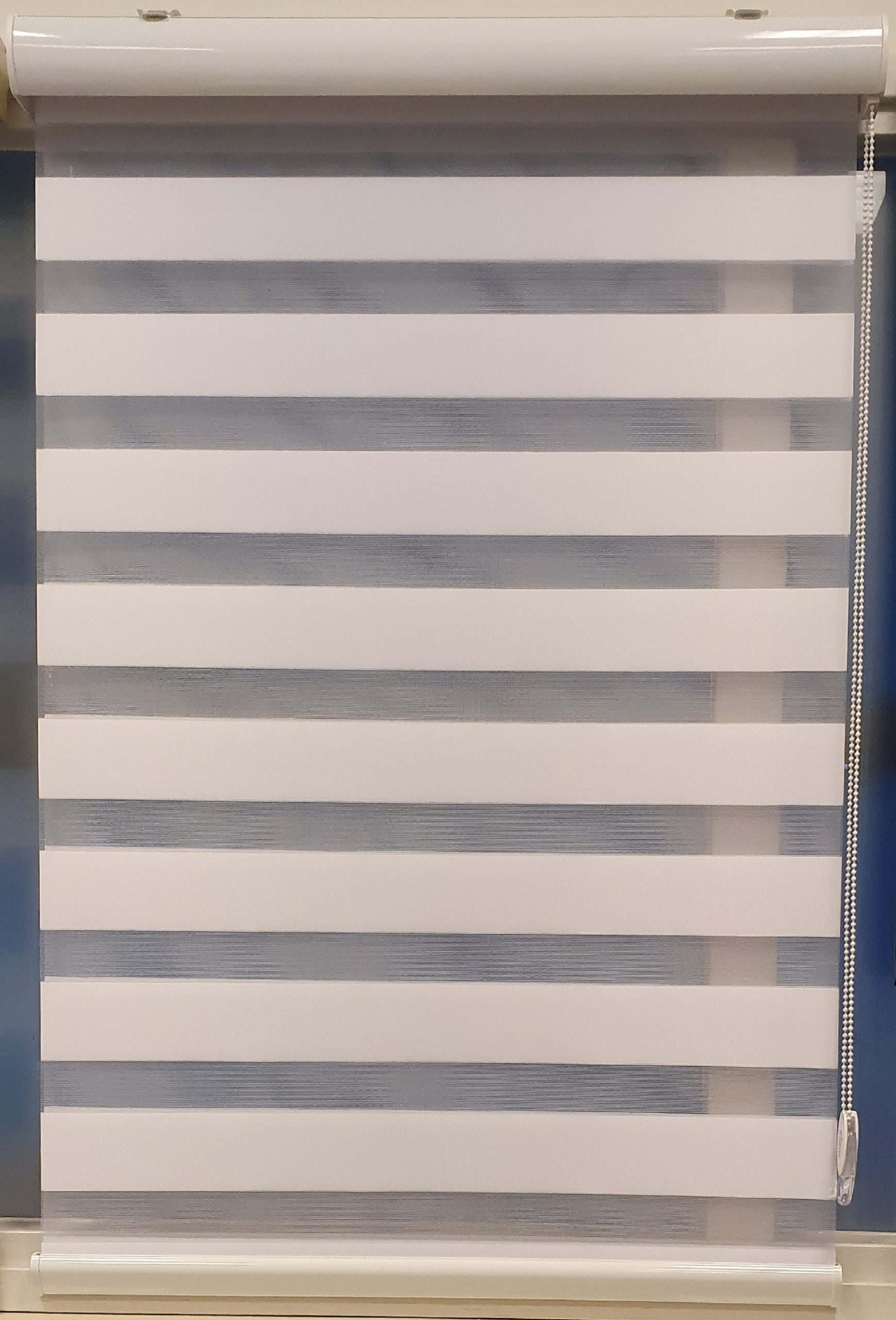 Duo Rolgordijn Lichtdoorlatend Wit